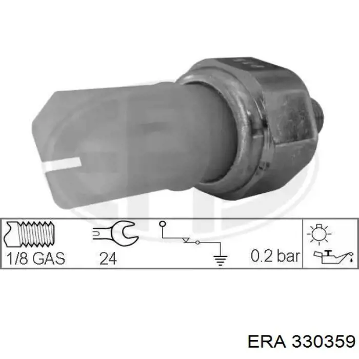 Czujnik ciśnienia oleju ERA 330359 cena, od 7,86 USD