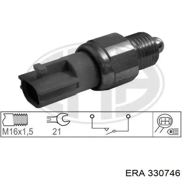Czujnik włączania światła cofania ERA 330746 cena, od 15,30 USD