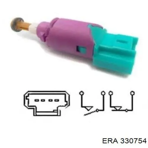 Do koszyka 330754 ERA Czujnik włącznika świała stop