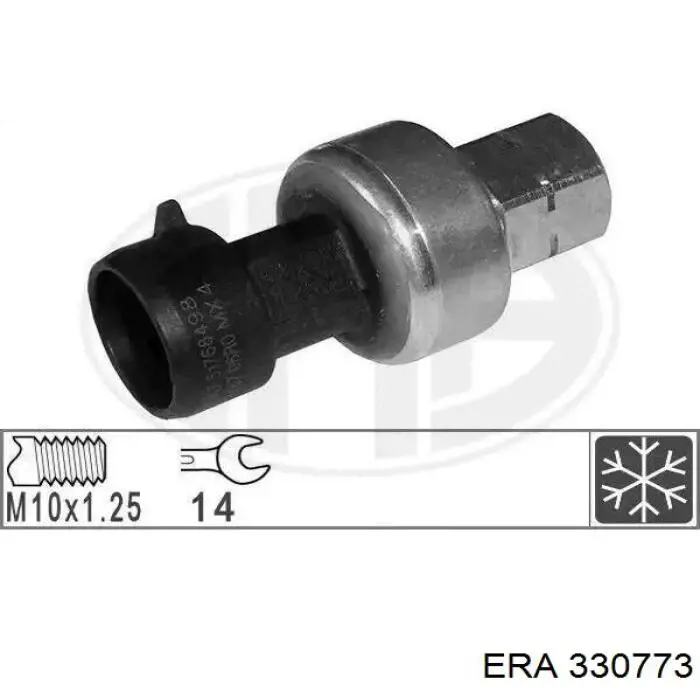 Czujnik ciśnienia bezwzględnego klimatyzacji ERA 330773 cena, od 25,93 USD