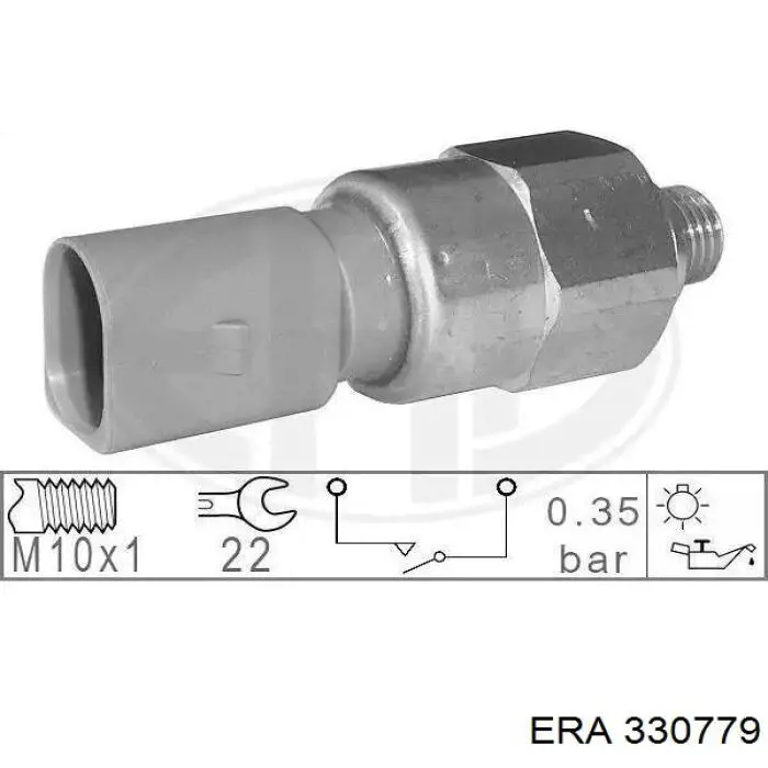 Czujnik pompy wspomagania ERA 330779 cena, od 15,98 USD