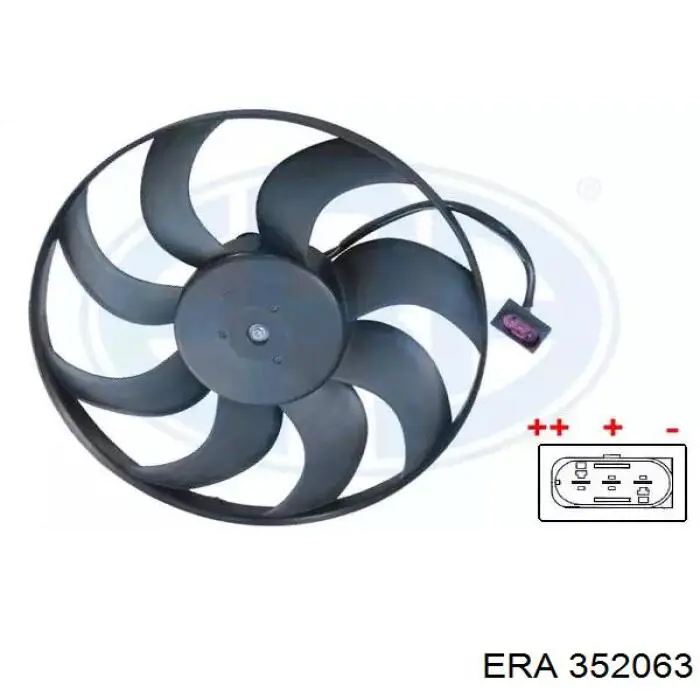 352063 ERA Wentylator elektryczny układu chłodzenia kompletny (silnik+wirnik)