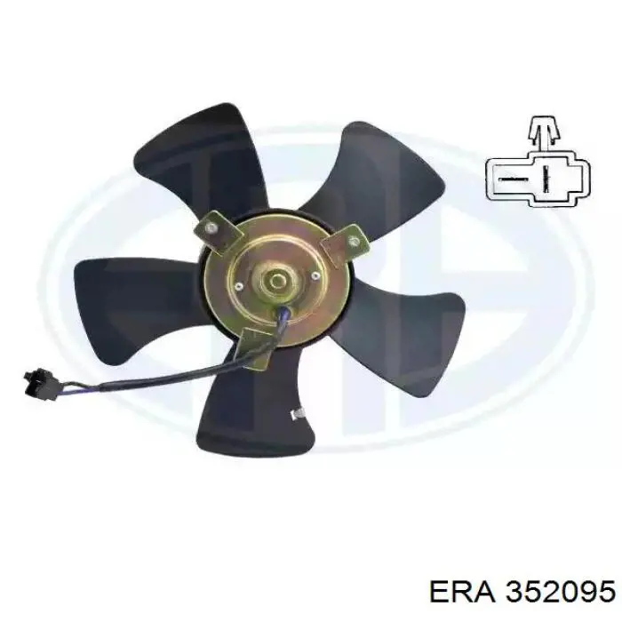 Wentylator elektryczny układu chłodzenia kompletny (silnik+wirnik) ERA 352095 cena, od 43,53 USD