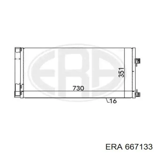 Chłodnica klimatyzacji ERA 667133 cena, od 109,90 USD