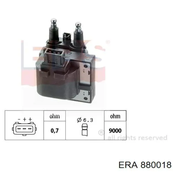 Do koszyka 880018 ERA Cewka zapłonowa