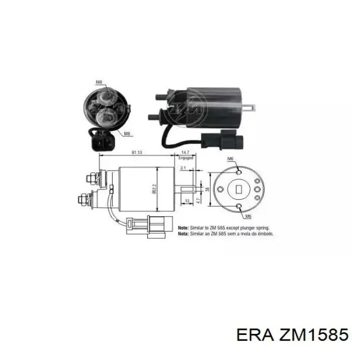 Do koszyka ZM1585 ERA Elektromagnes rozrusznika