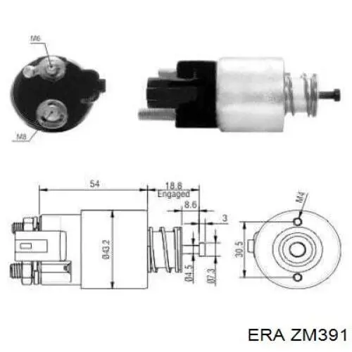 Elektromagnes rozrusznika ERA ZM391 cena, od 29,90 USD