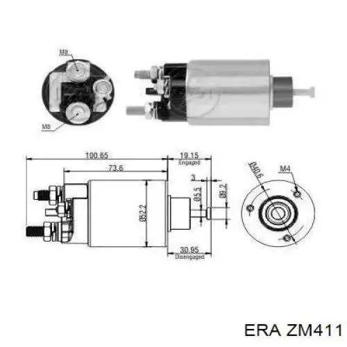 Do koszyka ZM411 ERA Elektromagnes rozrusznika