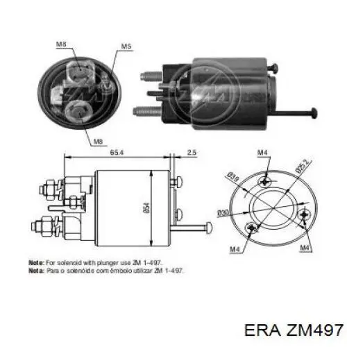 Do koszyka ZM497 ERA Elektromagnes rozrusznika