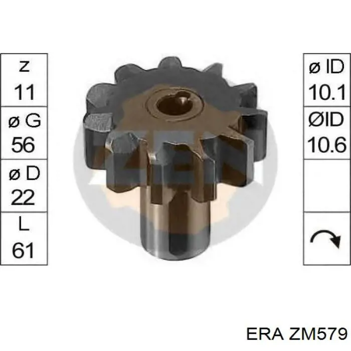 Elektromagnes rozrusznika ERA ZM579 cena, od 11,12 USD