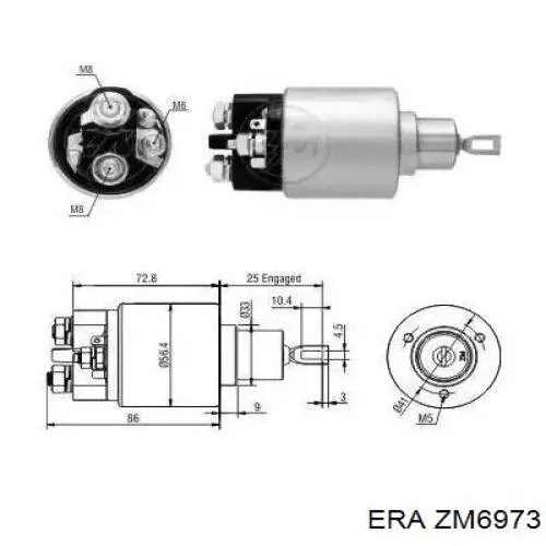 Elektromagnes rozrusznika Profit 72310790 cena, od 28,52 USD