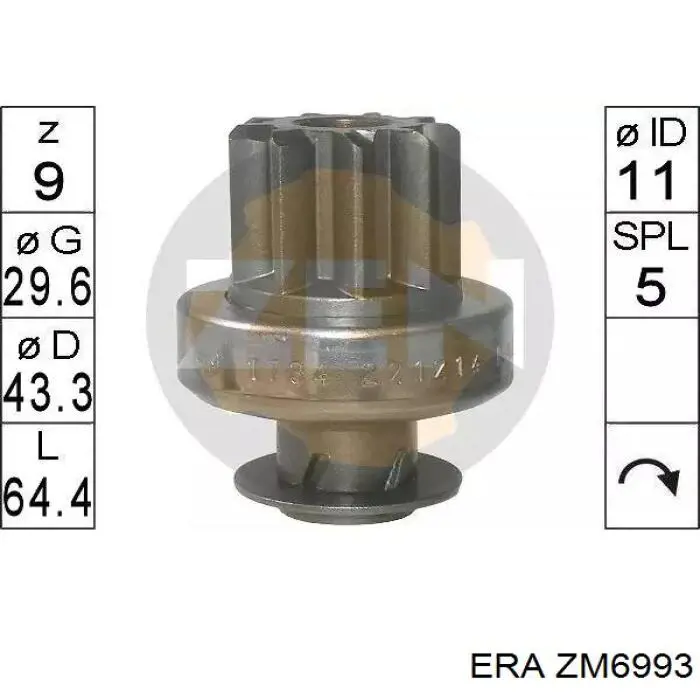 Do koszyka ZM6993 ERA Elektromagnes rozrusznika