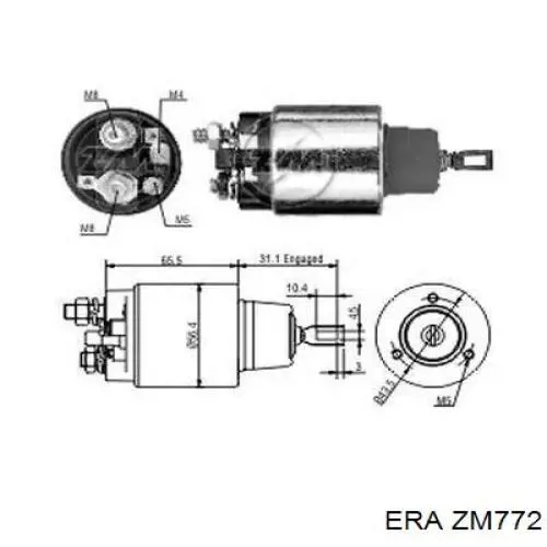 Elektromagnes rozrusznika Cargo 333555 cena, od 26,36 USD