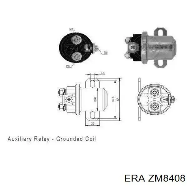 Do koszyka ZM8408 ERA Elektromagnes rozrusznika