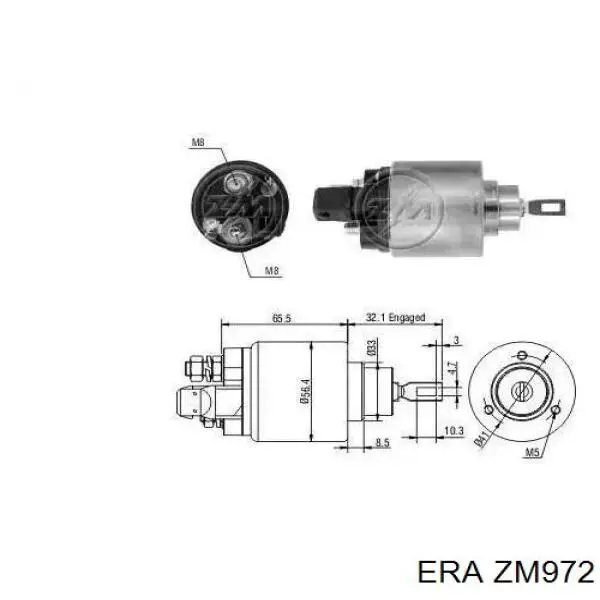 Do koszyka ZM972 ERA Elektromagnes rozrusznika