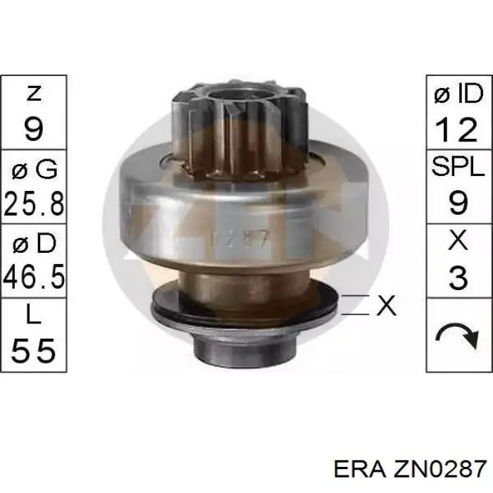 Bendiks rozrusznika ERA ZN0287 cena, od 16,50 USD