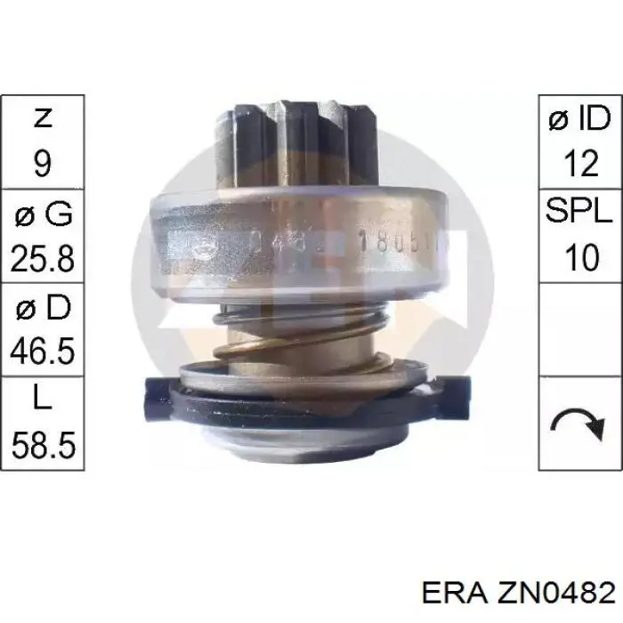 Bendiks rozrusznika ERA ZN0482 cena, od 15,06 USD
