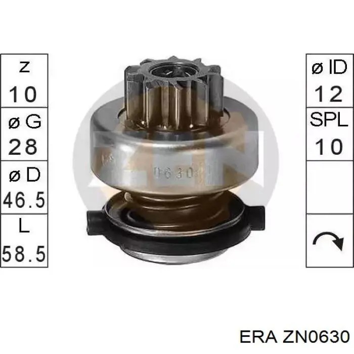 Bendiks rozrusznika ERA ZN0630 cena, od 12,49 USD