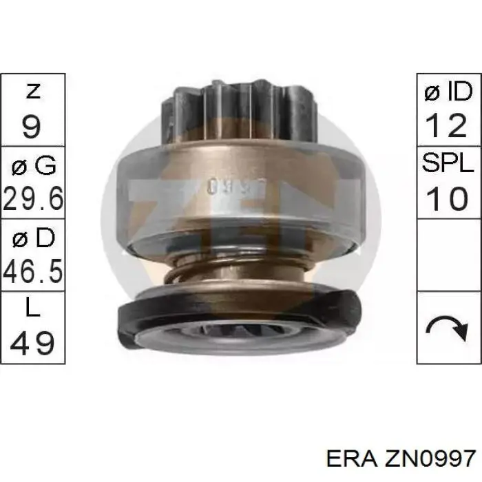 Bendiks rozrusznika ERA ZN0997 cena, od 16,04 USD