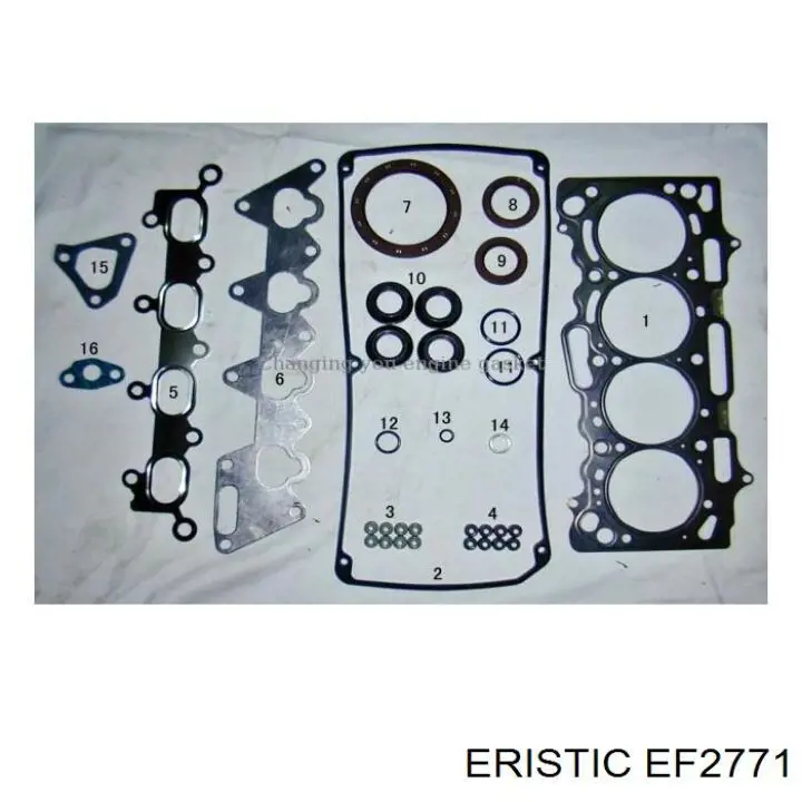 Do koszyka MD978241 Mitsubishi Zestaw uszczelek silnika pełny