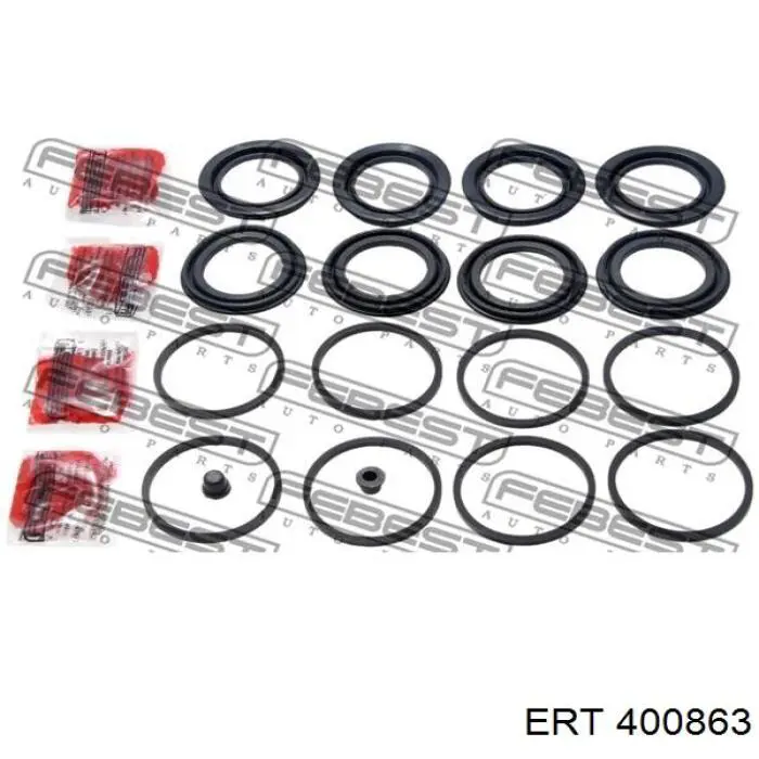 Zestaw naprawczy zacisku hamulcowego przedniego ERT 400863 cena, od 9,03 USD