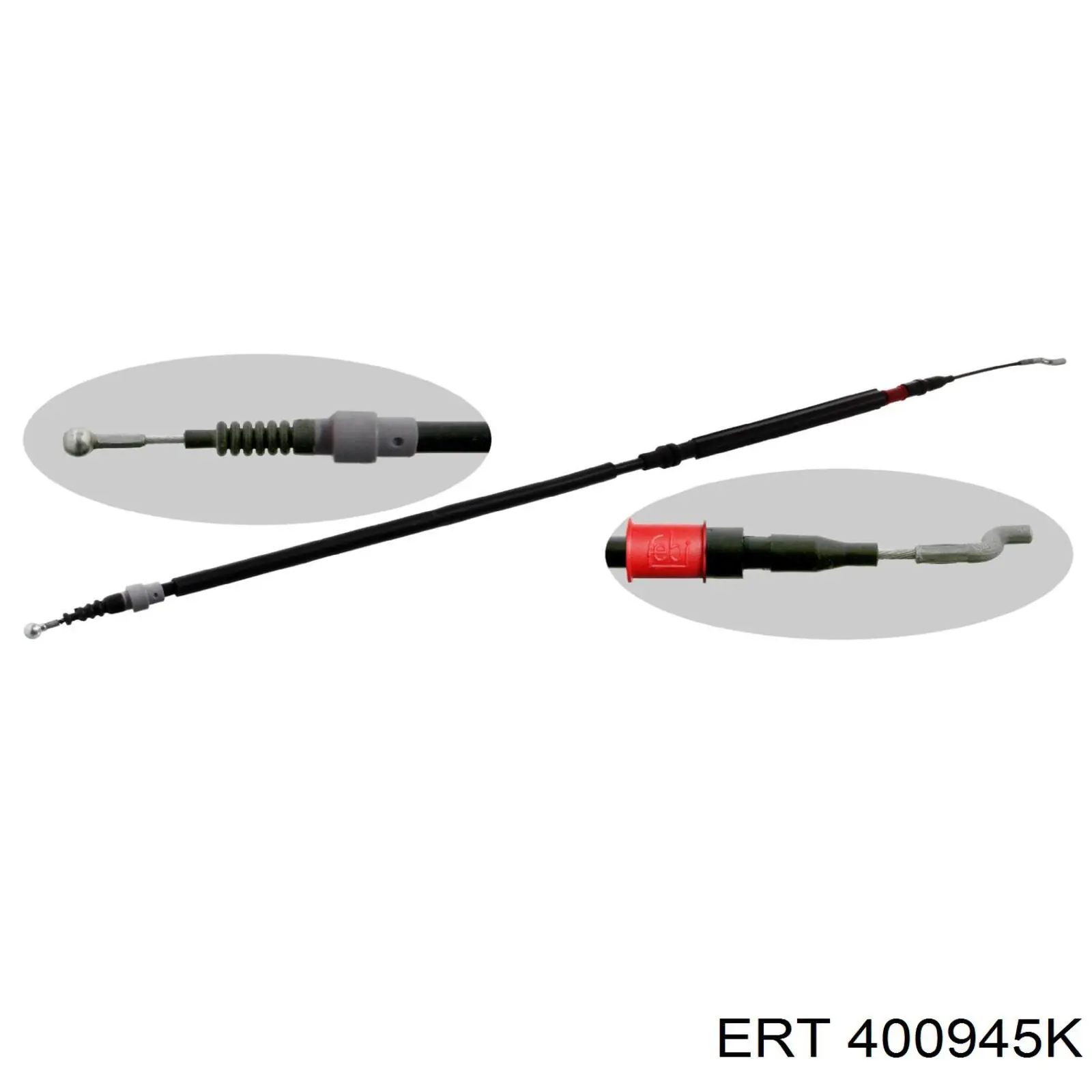 400945K ERT Zestaw naprawczy zacisku hamulcowego tylnego