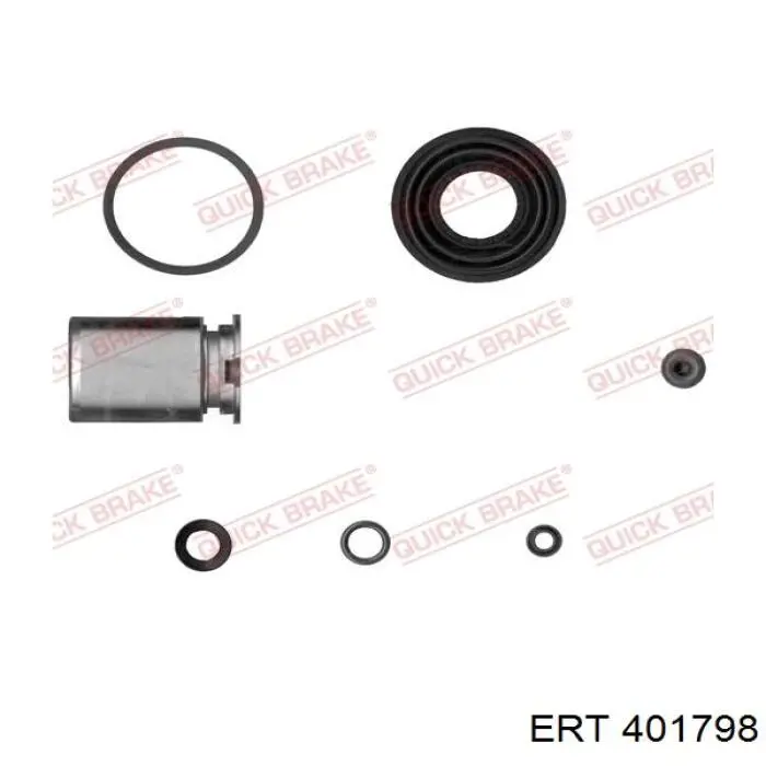 Do koszyka 401798 ERT Zestaw naprawczy zacisku hamulcowego tylnego