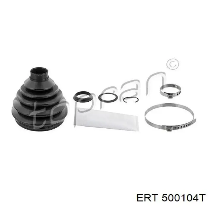 Osłona przegubu homokinetycznego półosi przedniej zewnętrzna ERT 500104T cena, od 9,04 USD