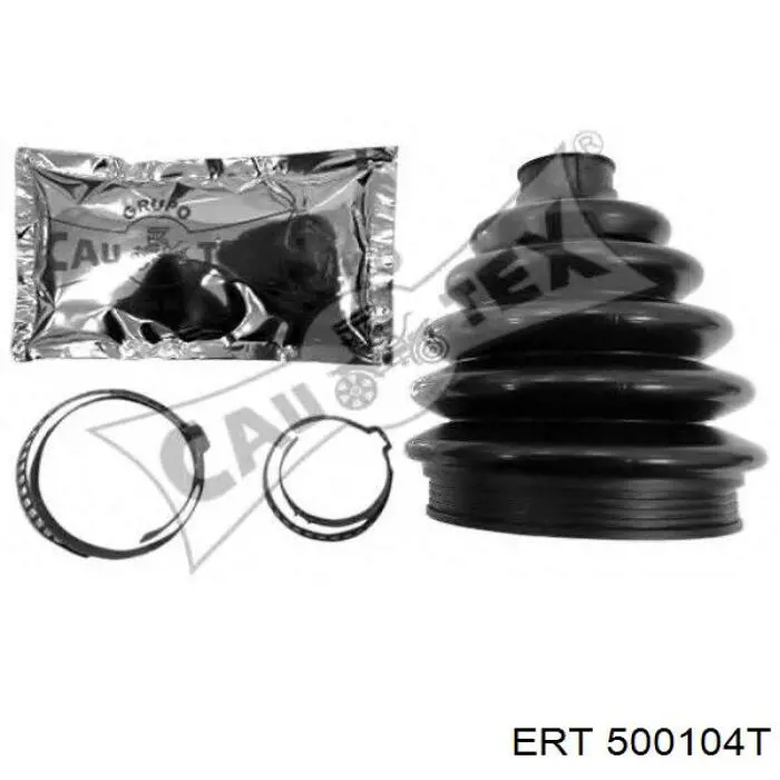 Do koszyka 500104T ERT Osłona przegubu homokinetycznego półosi przedniej zewnętrzna