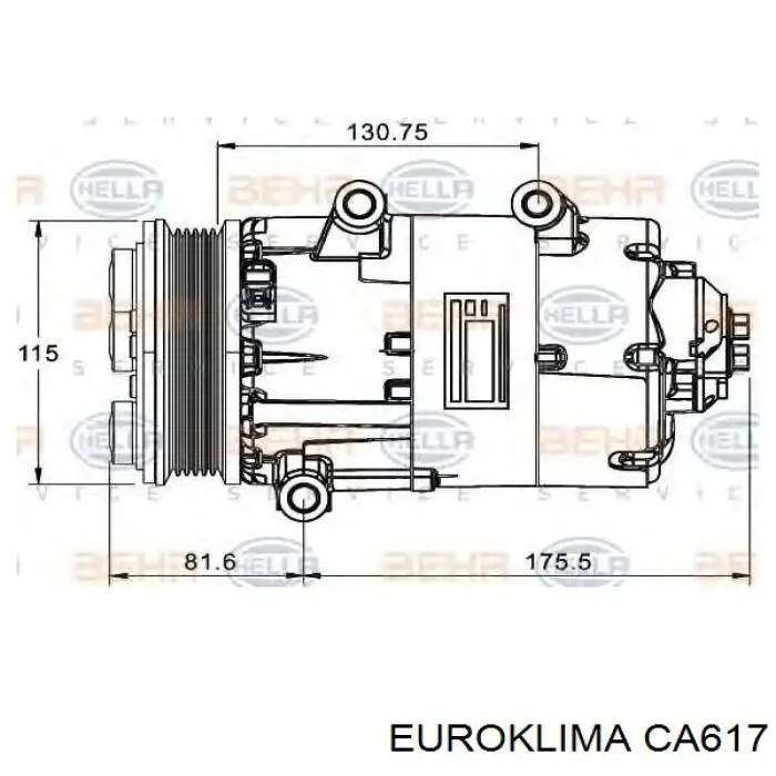 Koło pasowe sprężarki klimatyzacji Ford S-Max (CA1)