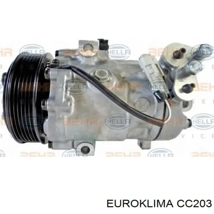 Sprzęgło sprężarki klimatyzacji CC203 Euroklima