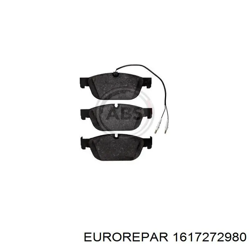 Do koszyka 1617272980 Eurorepar Klocki hamulcowe przednie tarczowe