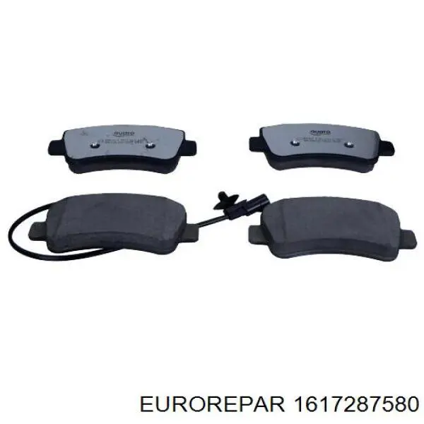 Okładziny (klocki) do hamulców tarczowych tylne Eurorepar 1617287580 cena, od 30,95 USD