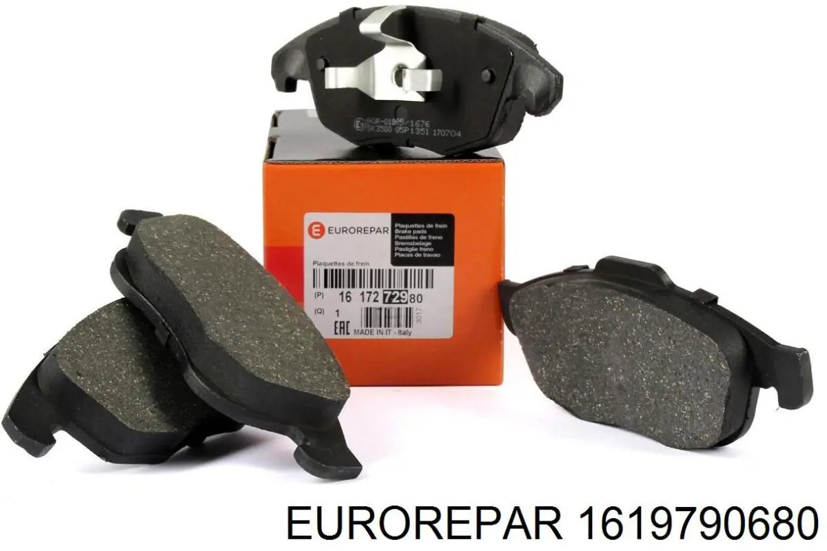 Okładziny (klocki) do hamulców tarczowych tylne Eurorepar 1619790680 cena, od 19,96 USD