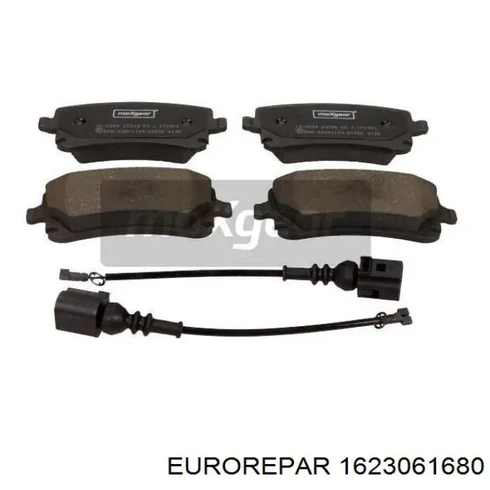 Okładziny (klocki) do hamulców tarczowych tylne Eurorepar 1623061680 cena, od 26,05 USD