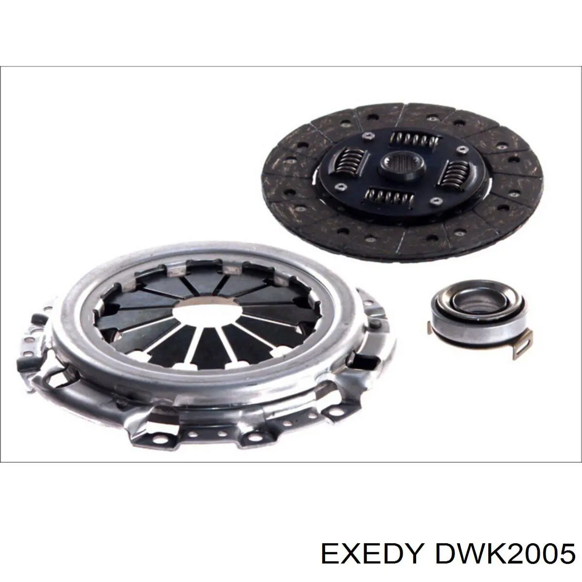 Zestaw sprzęgła (3 części) Exedy DWK2005 cena, od 80,59 USD