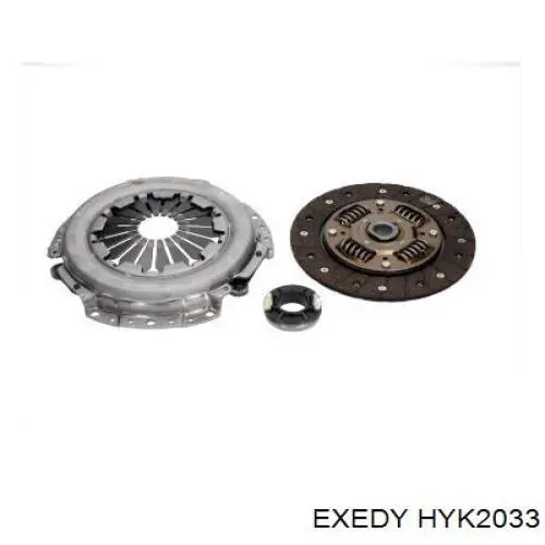 Zestaw sprzęgła (3 części) Exedy HYK2033 cena, od 135,89 USD