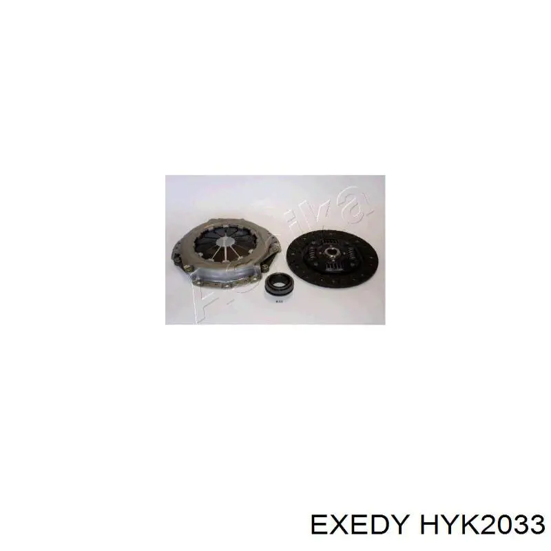 Zestaw sprzęgła (3 części) HYK2033 Exedy