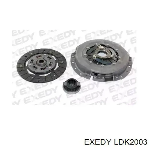 LDK2003 Exedy Zestaw sprzęgła (3 części)