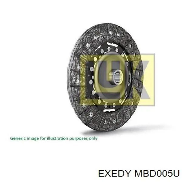 Do koszyka MBD005U Exedy Tarcza sprzęgła