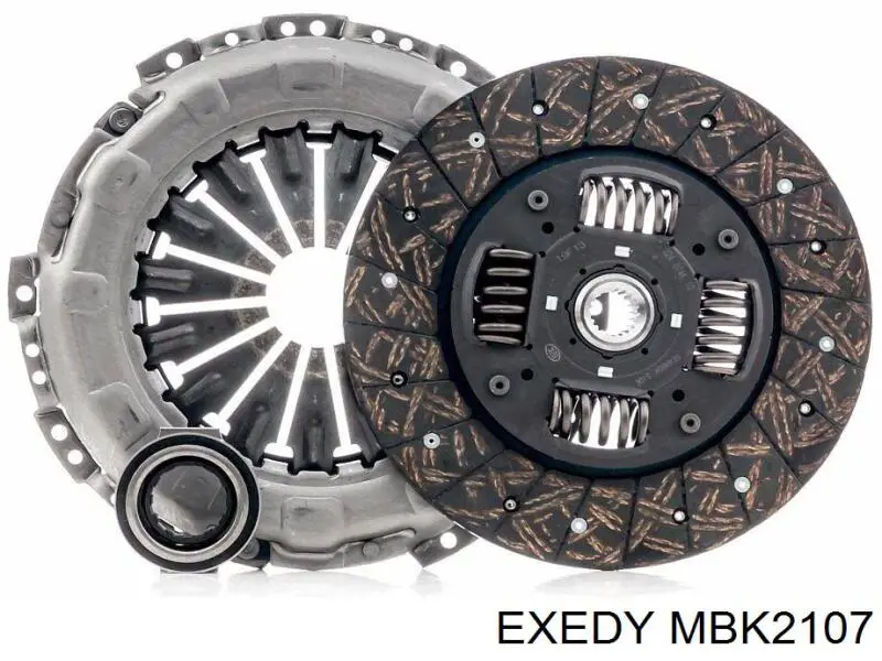 Zestaw sprzęgła (3 części) MBK2107 Exedy