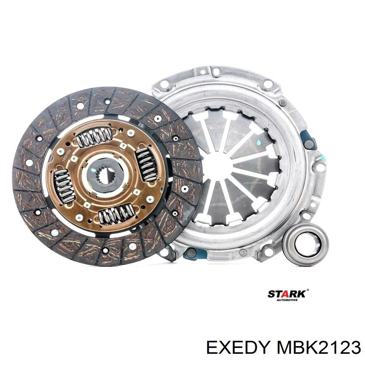 MBK2123 Exedy Zestaw sprzęgła (3 części)