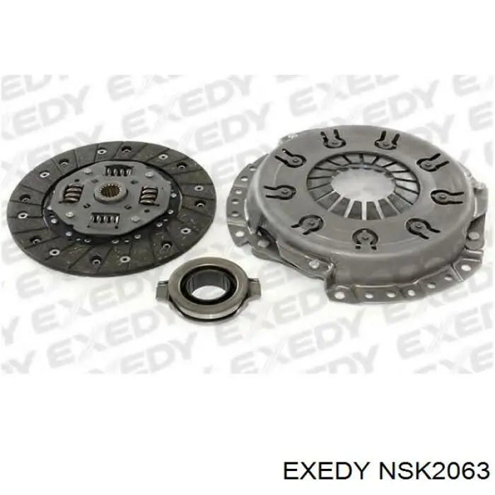 Do koszyka Zestaw sprzęgła (3 części) Nissan Bluebird  T72 , T12