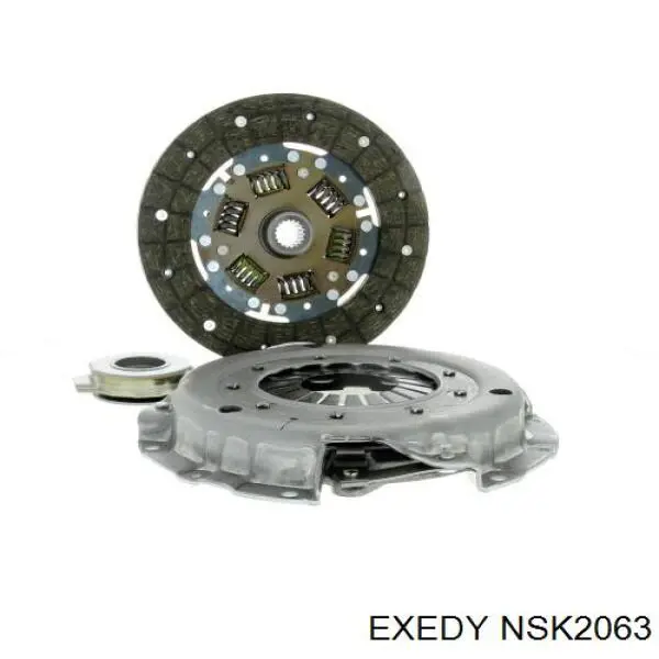  Zestaw sprzęgła (3 części) Nissan Bluebird 