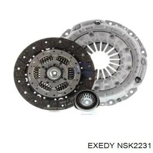 NSK2231 Exedy Zestaw sprzęgła (3 części)