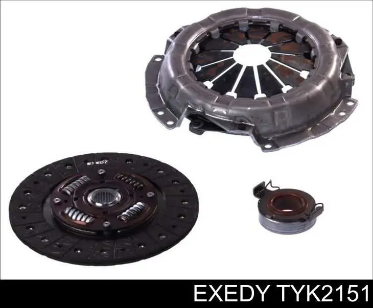 Zestaw sprzęgła (3 części) Exedy TYK2151 cena, od 125,28 USD