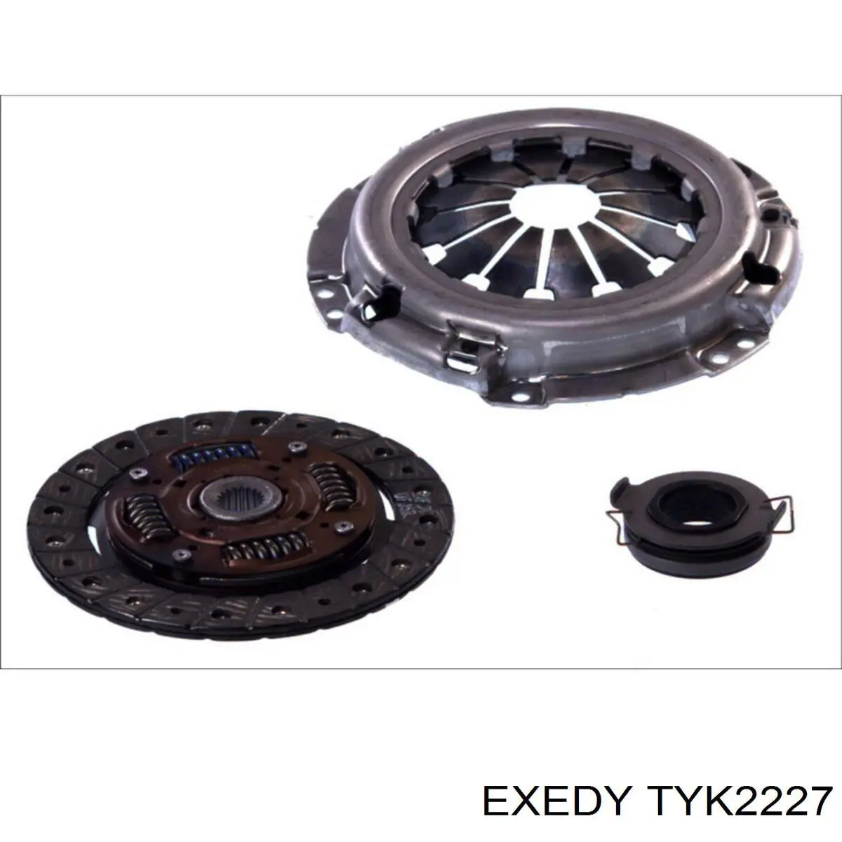 Zestaw sprzęgła (3 części) Exedy TYK2227 cena, od 127,95 USD