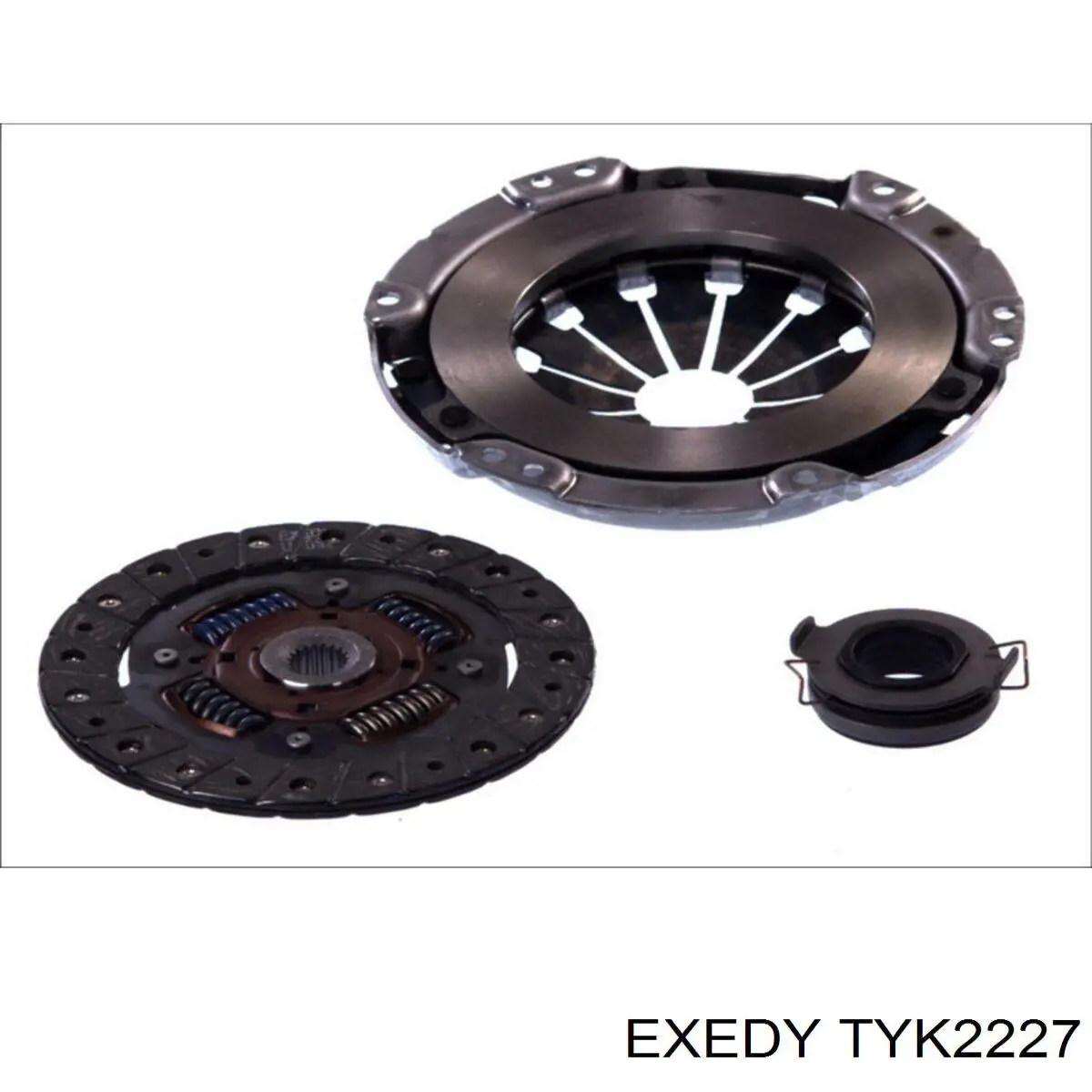 Do koszyka TYK2227 Exedy Zestaw sprzęgła (3 części)