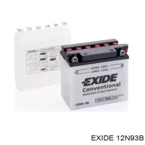 Do koszyka 12N93B Exide Bateria (akumulator)