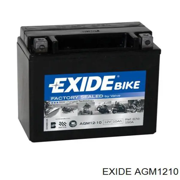 Bateria (akumulator) Exide AGM1210 cena, od 74,23 USD